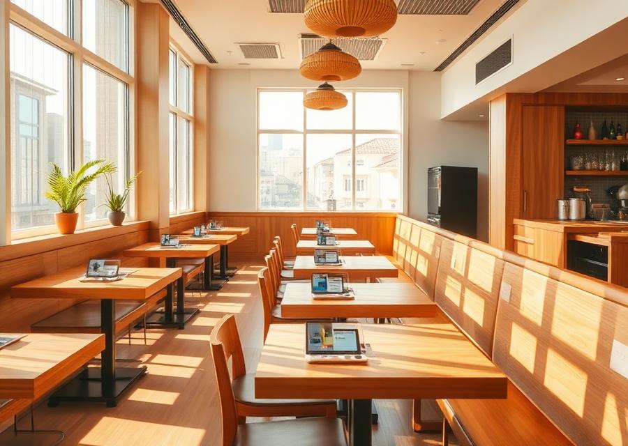 나운장칼국수, 세종진국 등 일반음식점 외 설치 사례 사진